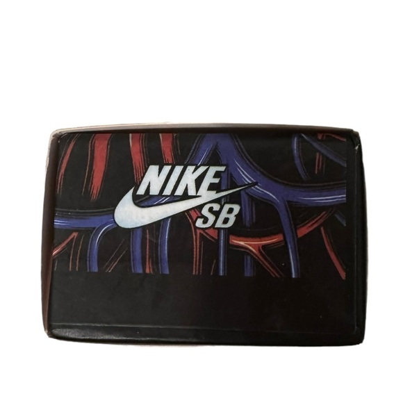 Strange Love 💗 ☠️ Nike Pink, White, & Red High Top Key Chain,Bag Charm w/Box - Picture 6 of 10